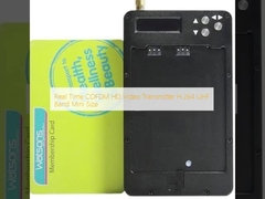 실시간 COFDM HD 비디오 송신기 H.264 UHF 대역 미니 사이즈